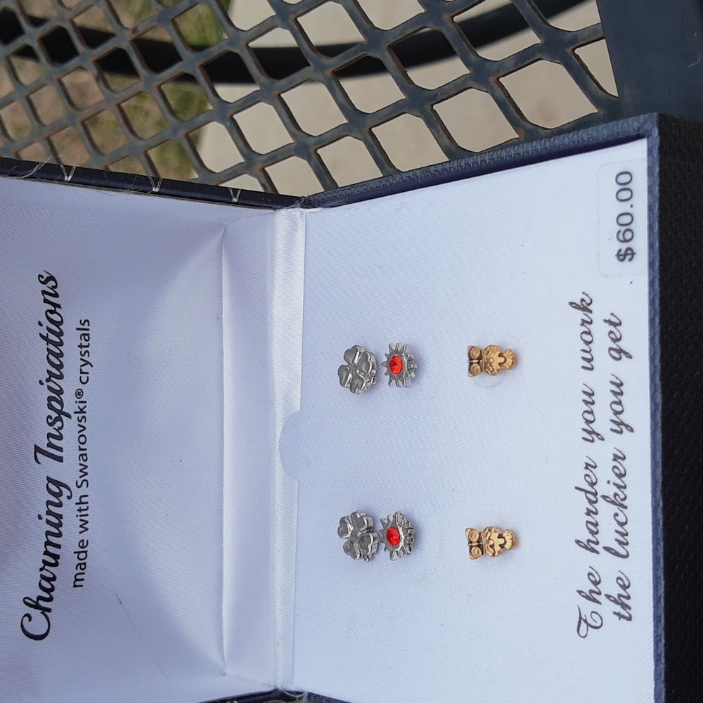 Charming Inspirations, assorted stud earrings, new